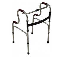 KW 816SS - FOLDABLE RECIPROCATING STEP-UP WALKER - STAINLESS STEEL