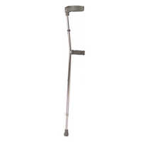 Elderly Mobility Crutches - Stainless Steel, Standard Size | Adjustable Height, Enhanced Stability For Unilateral Support