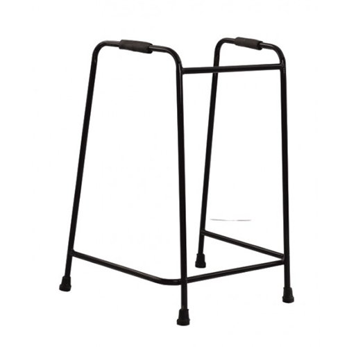 KW 463 - FIXED BLACK WALKER WITH RUBBER BUSH
