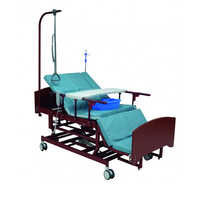 Kw 337 - Imported Electric Nursing Bed With Commode Provision - Color: Blue