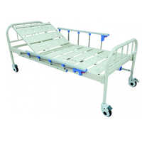 KW 571 - BACKREST-SEMI-FOWLER COT WITH ALUMINIUM RAILINGS and WHEELS