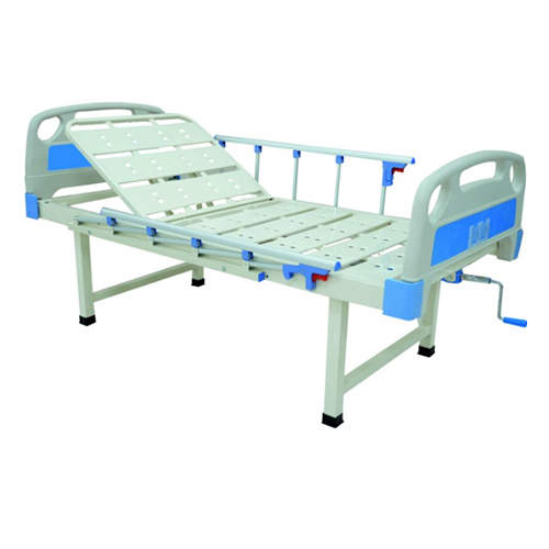 KW 461 - BACKREST-SEMI-FOWLER COT WITH ALUMINIUM RAILINGS and ABS BOARDS