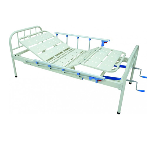 KW 473 - FOWLER COT WITH ALUMINIUM RAILINGS