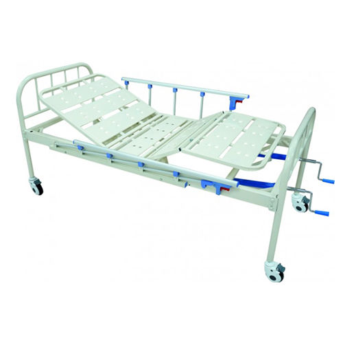 Kw 573 - Fowler Cot With Aluminium Railings And Wheels