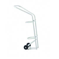 Kw 432 (ms) - Cylinder Trolley Powder Coated - Color: White