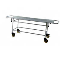 KW 430 (SS) - STRETCHER TROLLEY STAINLESS STEEL