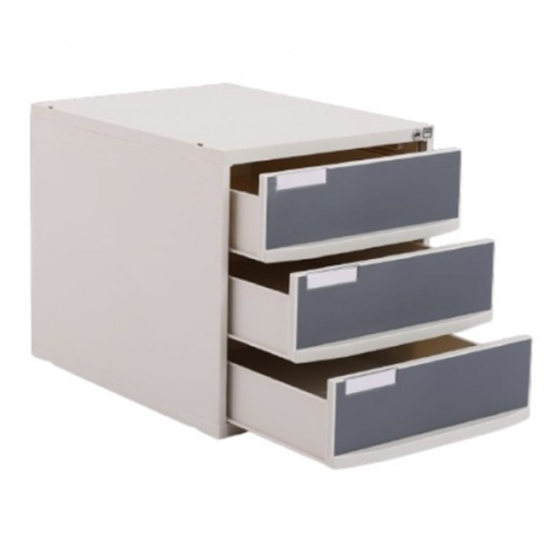 KW 484 (G) - CRASH CART TROLLEY BOX GREY
