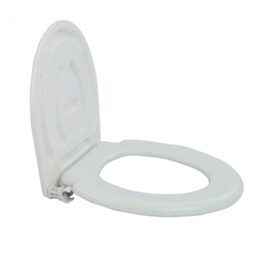 KW 21 (W) - SEAT & LID WHITE FOR COMMODE CHAIR