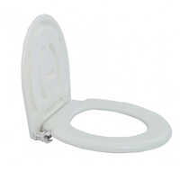 KW 21 (W) - SEAT & LID WHITE FOR COMMODE CHAIR
