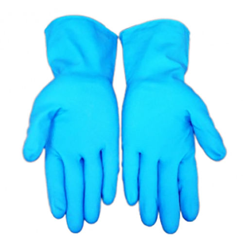 KW 543 (T-B) - KITCHEN GLOVES THIN - BLUE