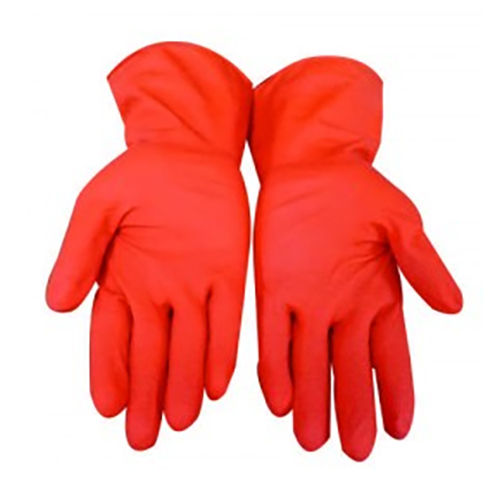 KW 543 (T-R) - KITCHEN GLOVES THIN - RED