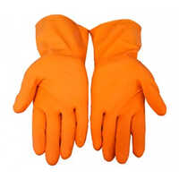KW 543 (H-O) - KITCHEN GLOVES HEAVY - ORANGE