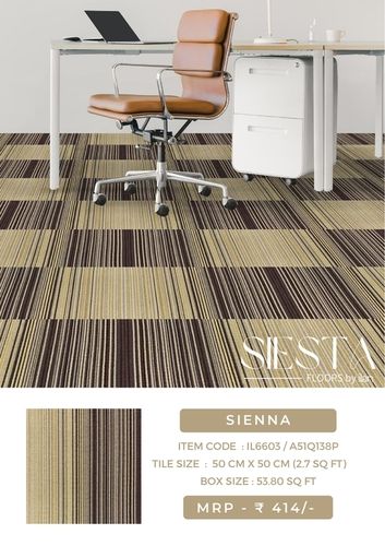 SIENNA IL 6603 CARPET TILES By ILAN COLLECTION PRIVATE LIMITED