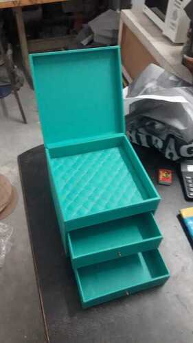 Makeup Box - Cosmetic Box, Aqua Green for Fashion Accessories | Stylish & Functional Storage Solution for All Your Makeup Essentials
