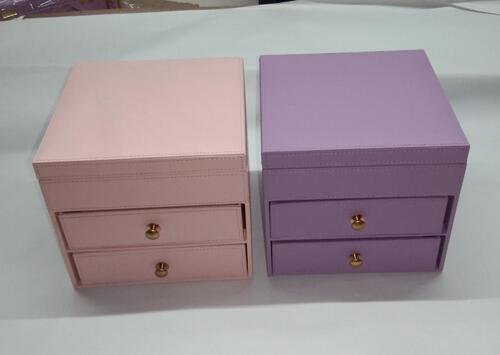cosmetic leather makeup box