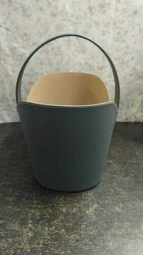 leather gift hamper basket