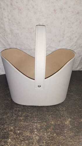 leather basket