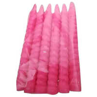 Pink Spiral Candle - Gel Wax, Various Sizes, Multicolored | Handmade, Flame-less, Decorative Art For Home Atmosphere