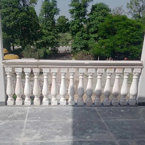 White GRC Balcony Baluster