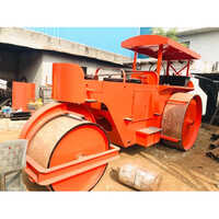 Static Road Roller - Mild Steel Construction, 110 Hp Power, Manual Automatic Grade, Durable Orange Design, 12-month Warranty