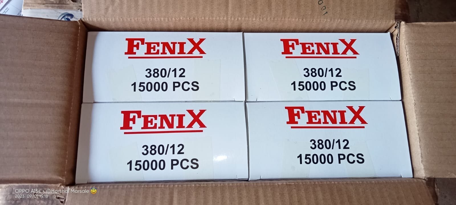 FENIX 380/12 NK GALVANISED INDUSTRIAL STAPLE PINS