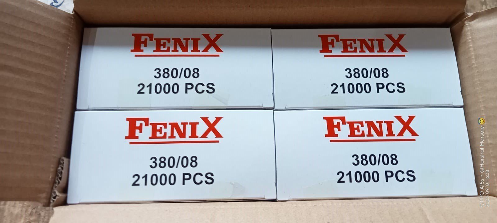 FENIX 380/80 SERIES INDUSTRIAL STAPLE PINS