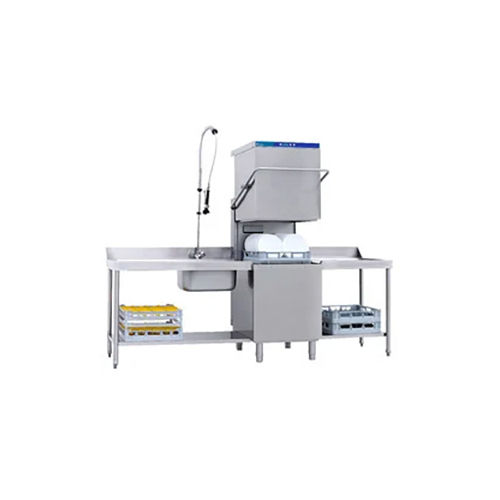 Semi Automatic Hood Type Dishwasher