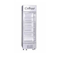 White Celfrost 125 Lsingle Glass Door Upright-Standing Freezer