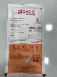 Sterile Surgical Powder Free Gloves - Medical Grade, Disposable, Sterilized, White Color