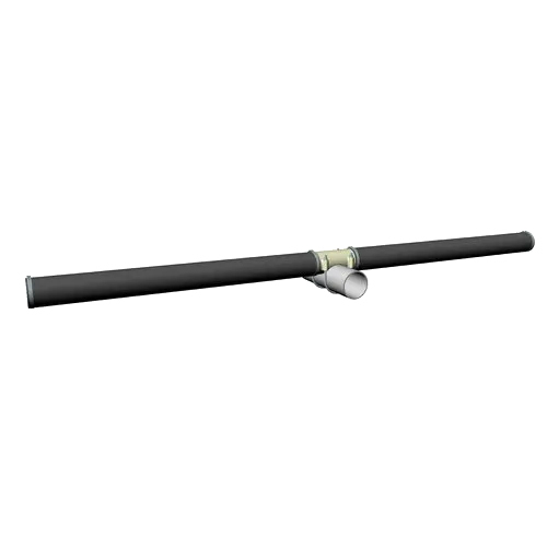 63 x 2000 mm Fine Bubble Tube Diffuser With U Clamp Saddle Connection