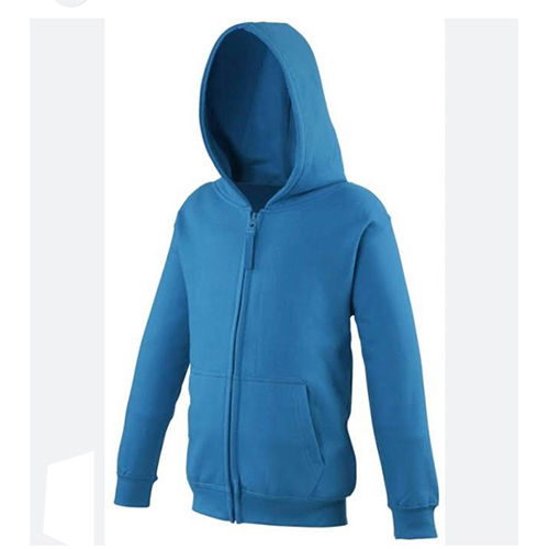 KSH006 Mens Blue Hoodie with Zipper