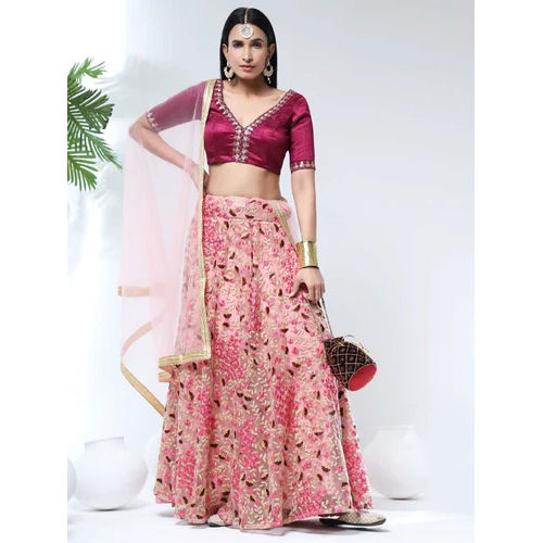 Georgette Wedding Lehenga Choli