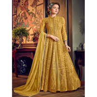 Ladies Brown Net Lehenga Choli
