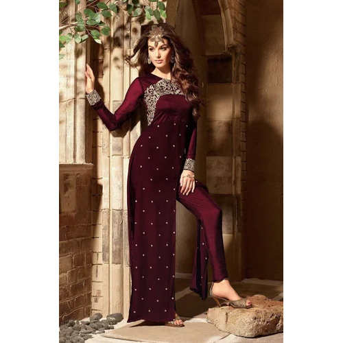 Ladies Georgette Party Wear Suit