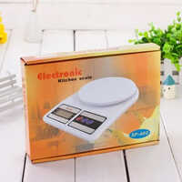 Kitchen Weighing Scale - Durable Material, Wide Weighing Capacity 0.1g to 5kg, Multicolored Design | Easy-to-Read LED Display, User-Friendly, Portable