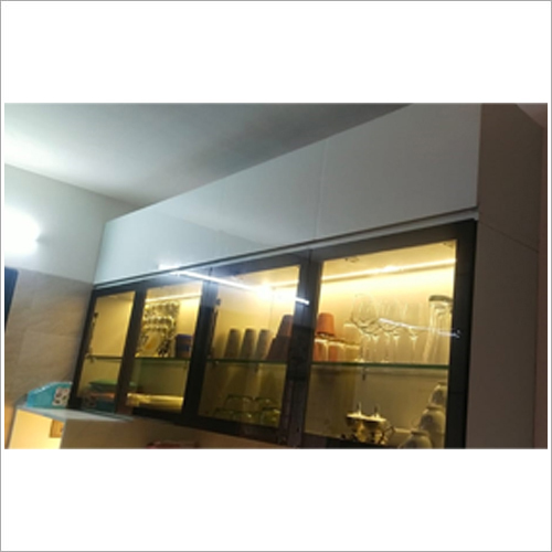 Eco-Friendly Kitchen Glass Wardrobe