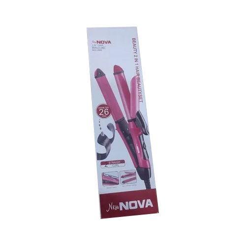 Black Nova Hair Straighnter And Curler