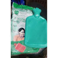 Rubber Hot Water Bottle - Color: Green