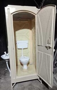 Western Toilet Cabin - Color: Blue-white