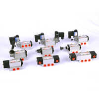 High Flow Modular Spool Valve - Black & White Finish, 110-220 Volt Power, High-pressure Water Application