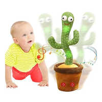 Dancing Cactus Toy - Durable Plastic, Various Sizes | Interactive Green Toy For All Ages, Develops Motor Skills, Perfect For Parties