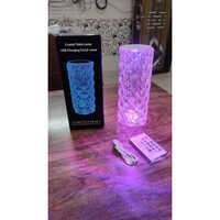 Antique Rose Lamp - Plastic Material, Various Sizes, Multicolored Finish, Unique Crystal Shape, Energy Saving Light Source, Modern Design