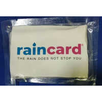 Plastic Rain Card - Polyester Material, Various Sizes, Multicolored Design - Waterproof, Lightweight, Matte Finish For Enhanced Element Protection
