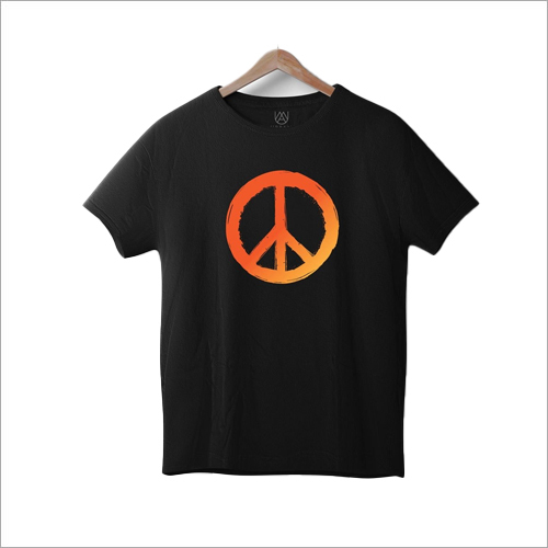Black Half Sleeves T Shirt