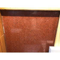 18mm Ruby Red Granite Slab - 18mm Thickness, Polished Surface Finish | Vibrant Ruby Hue, Durable Material For Kitchen Countertops And More