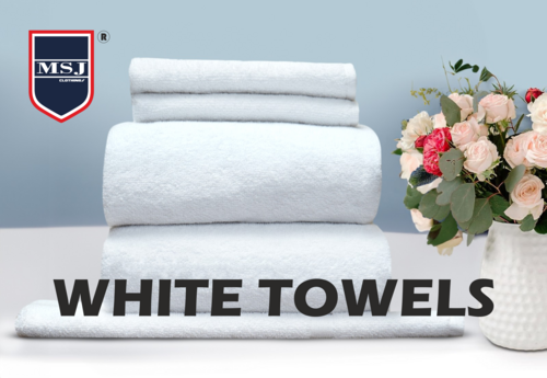 White Bath Towel