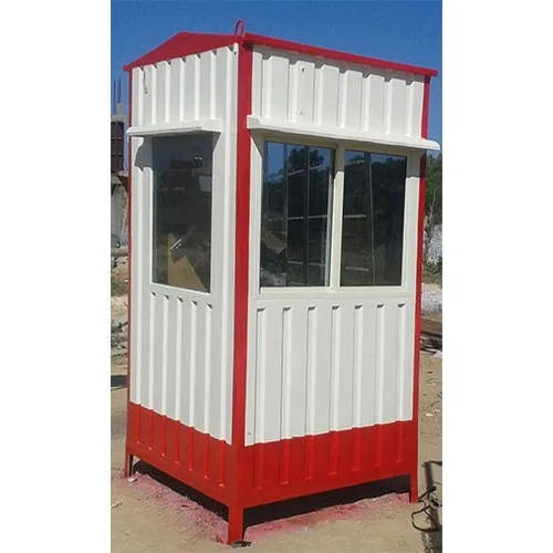 Color Coated Prefabricated Security Cabin