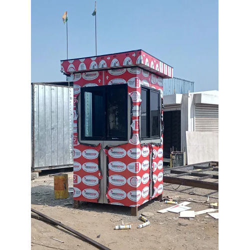 MS Portable Security Cabin With Acp Sheets