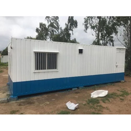 White & Blue Portable Farm Houses