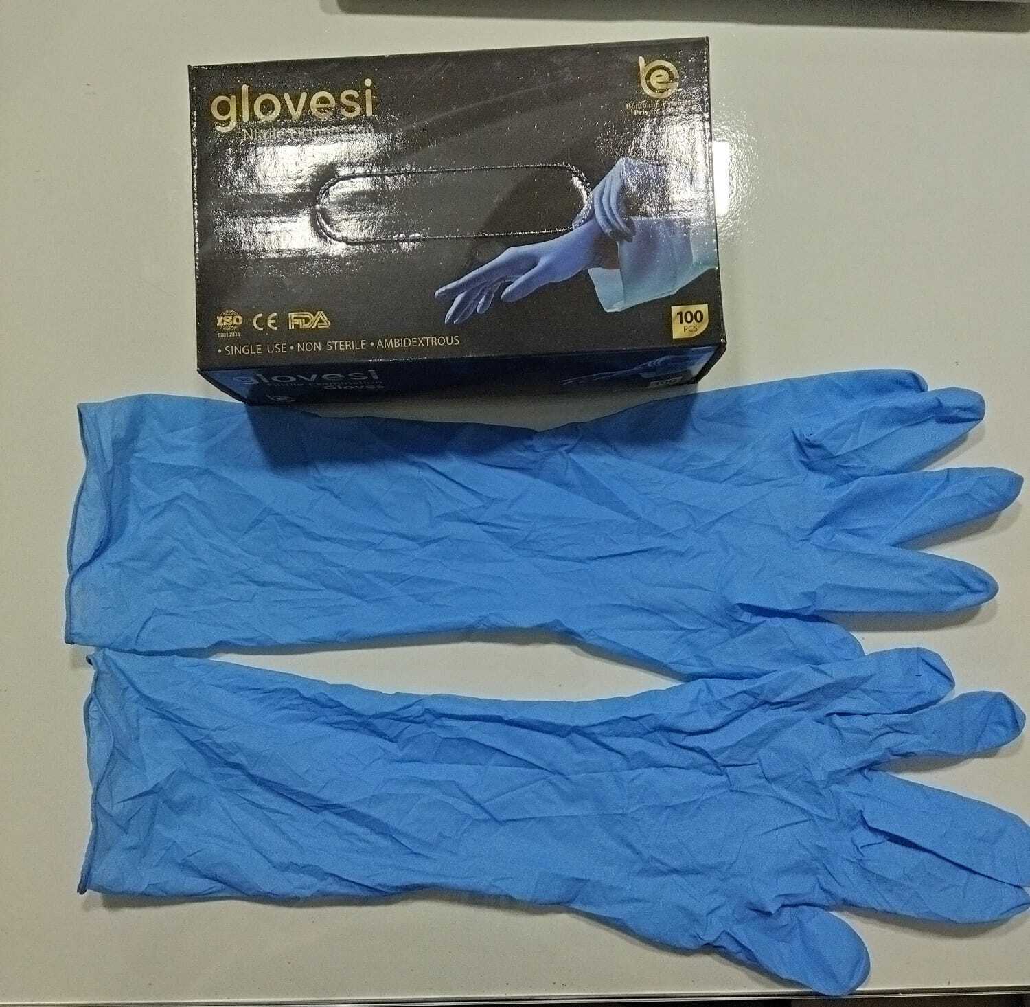 16 inches Elbow Length Nitrile Gloves